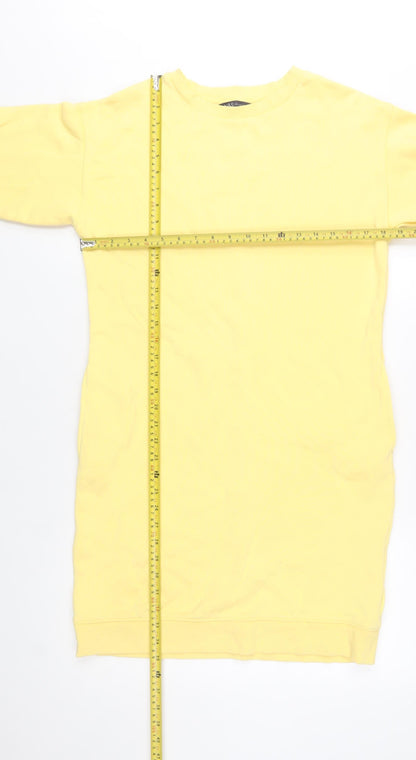 Womens UK Size 6 Marks and Spencer Yellow Pullover Sweatshirt