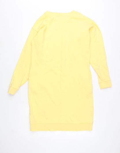 Womens UK Size 6 Marks and Spencer Yellow Pullover Sweatshirt