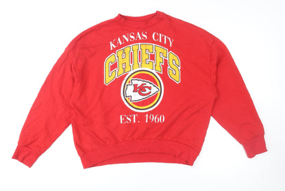 Mens UK Size XS NEXT Red Pullover Sweatshirt