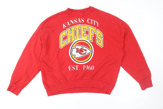 Mens UK Size XS NEXT Red Pullover Sweatshirt