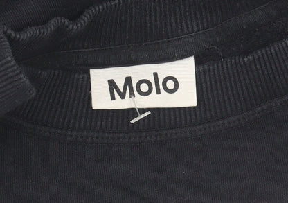 Molo Boys Black Space Time Graphic Pullover Sweatshirt 14 Years