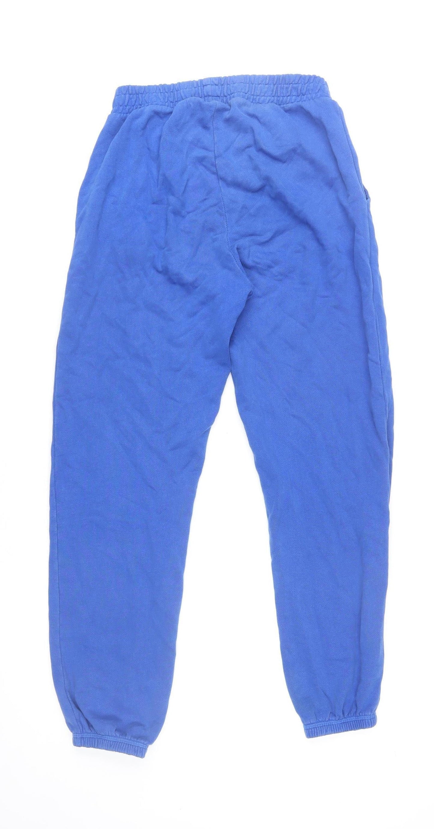 ZARA x Fanta Blue Jogger Trousers Men’s S Cotton Blend Elastic Waist