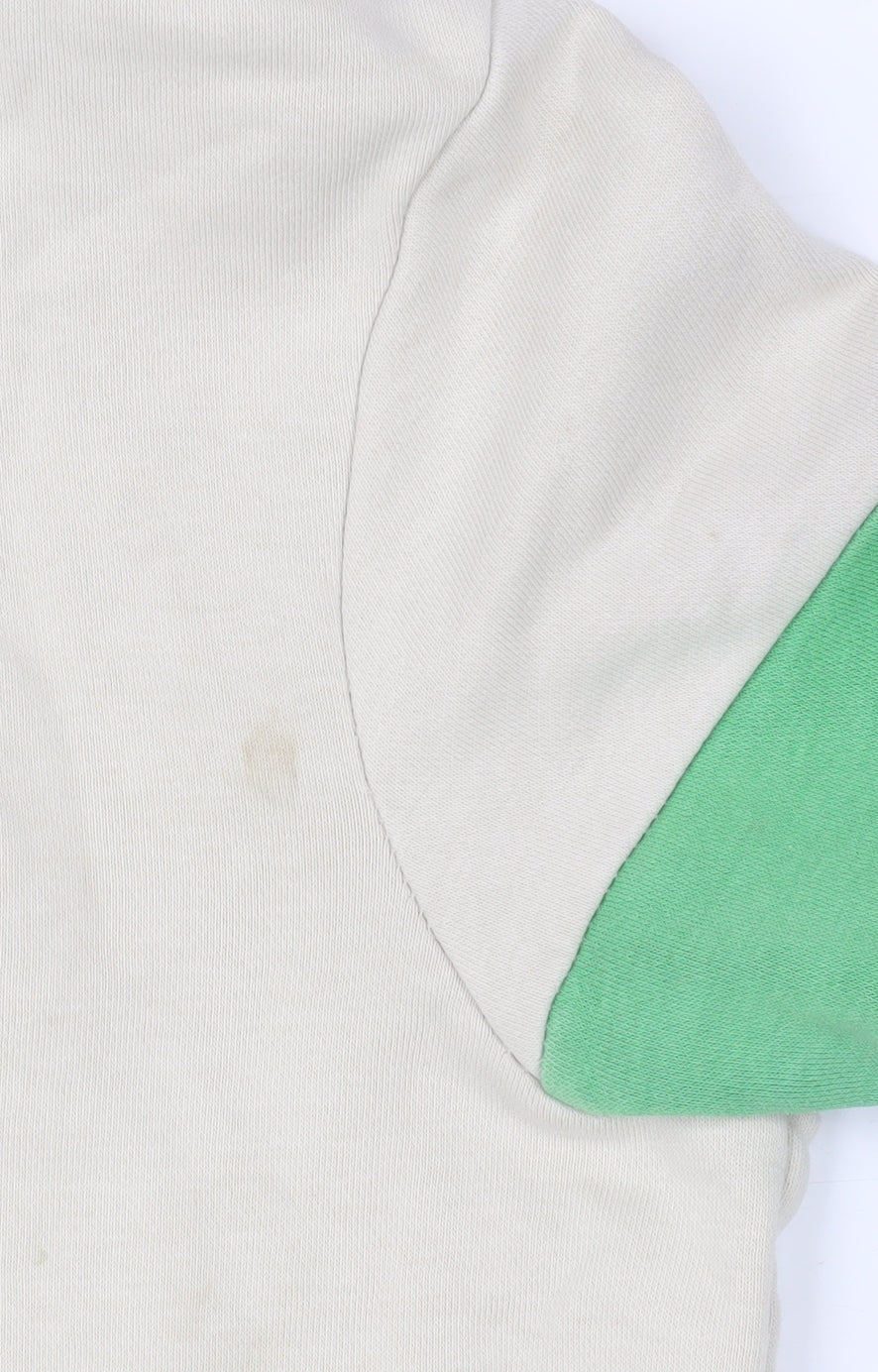 George Boys Beige Minecraft Creeper Hoodie 7-8 Years Pullover Cotton Blend