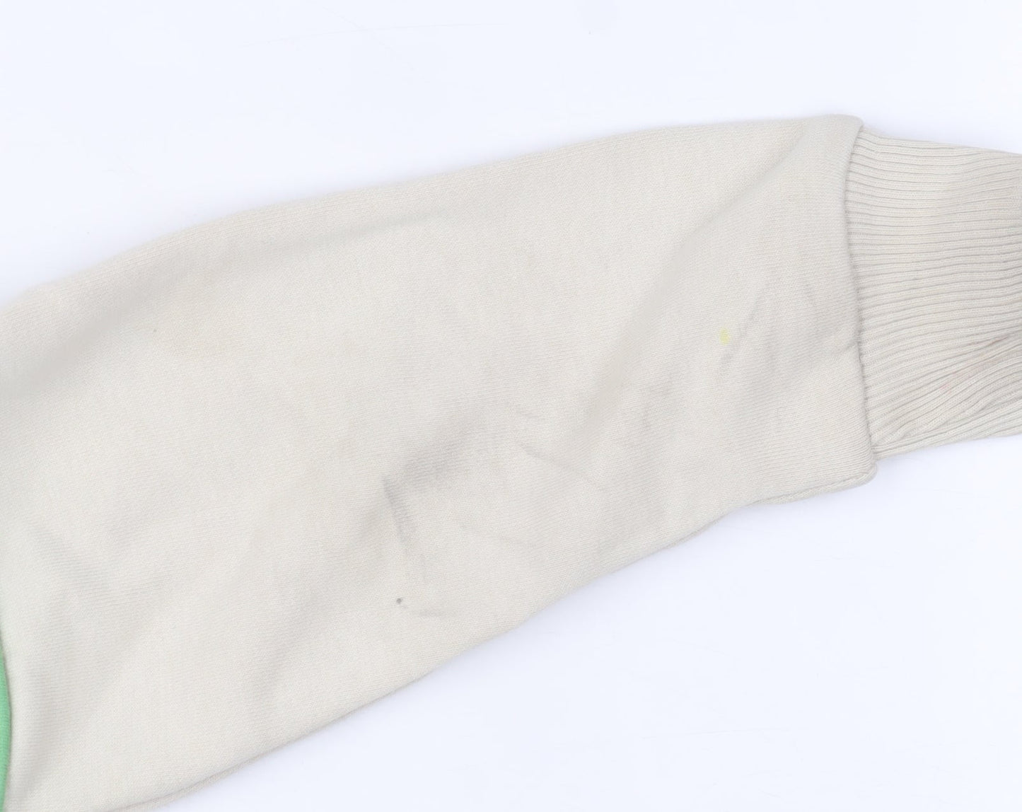 George Boys Beige Minecraft Creeper Hoodie 7-8 Years Pullover Cotton Blend