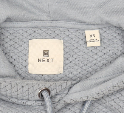 Womens UK Size XS NEXT Blue Pullover Hoodie