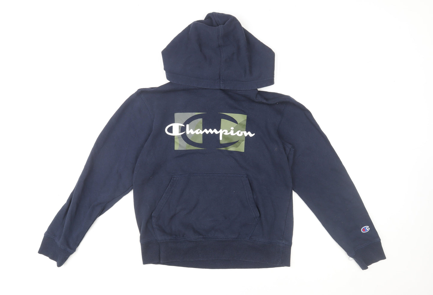 Boys UK Size L Champion Blue Pullover Hoodie