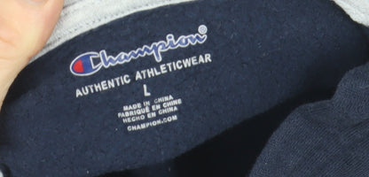 Boys UK Size L Champion Blue Pullover Hoodie