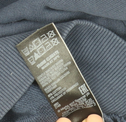 Womens UK Size 8 Marks and Spencer Blue Pullover Hoodie