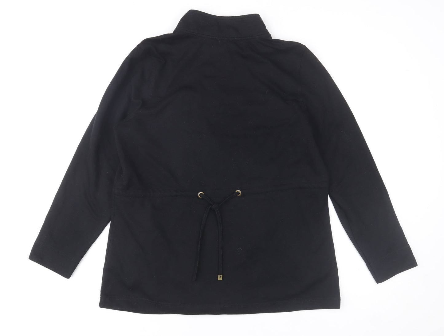 Womens UK Size M Bm Casual Black Military Jacket