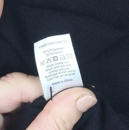 Womens UK Size M Bm Casual Black Military Jacket