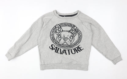 Womens UK Size XS 5 Preview Grey Pullover Sweatshirt