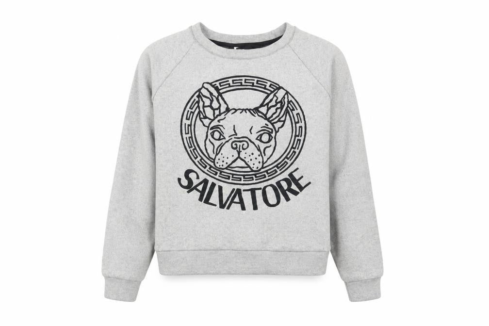 Womens UK Size XS 5 Preview Grey Pullover Sweatshirt