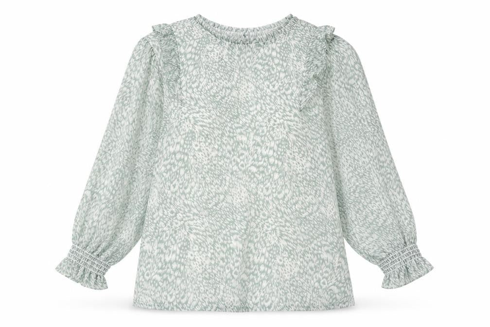 Womens UK Size 8 Oasis Green Tunic Blouse