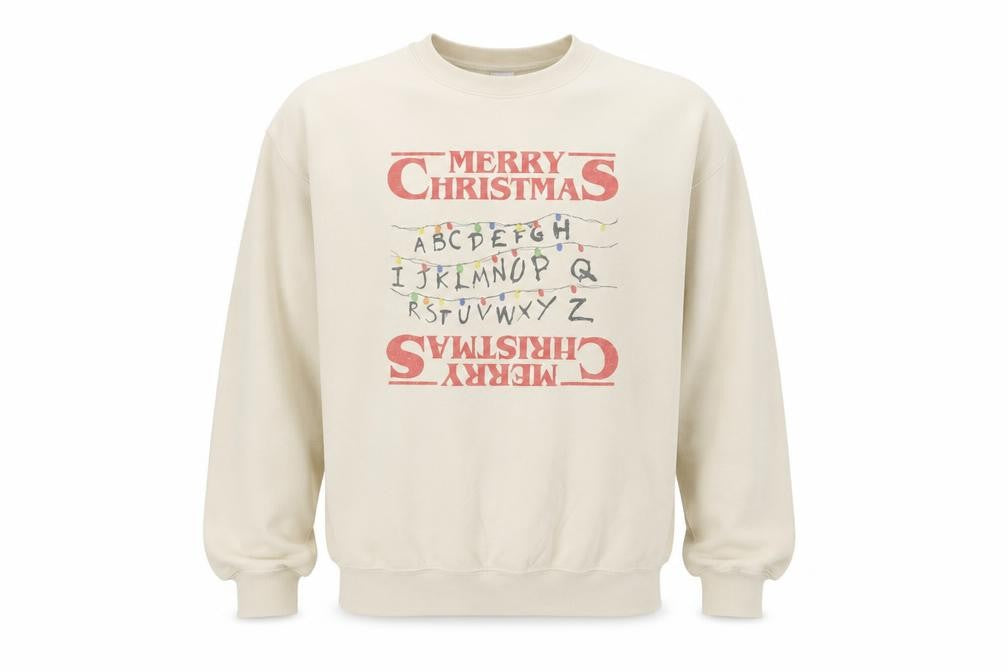 Mens UK Size M Gildan Beige Pullover Sweatshirt