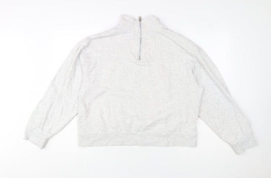 Womens UK Size 12 ASOS DESIGN Grey Pullover Sweatshirt