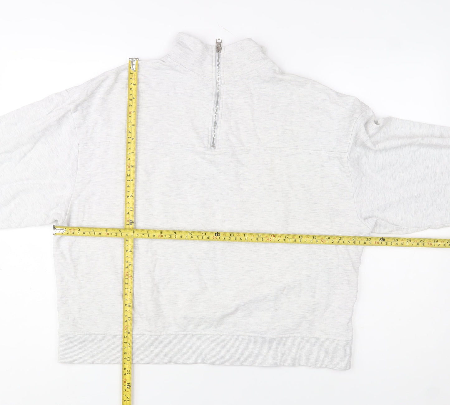 Womens UK Size 12 ASOS DESIGN Grey Pullover Sweatshirt