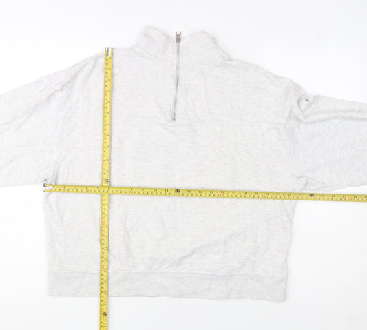 Womens UK Size 12 ASOS DESIGN Grey Pullover Sweatshirt