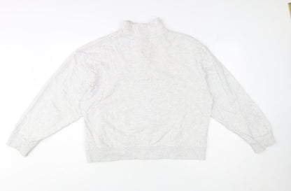 Womens UK Size 12 ASOS DESIGN Grey Pullover Sweatshirt