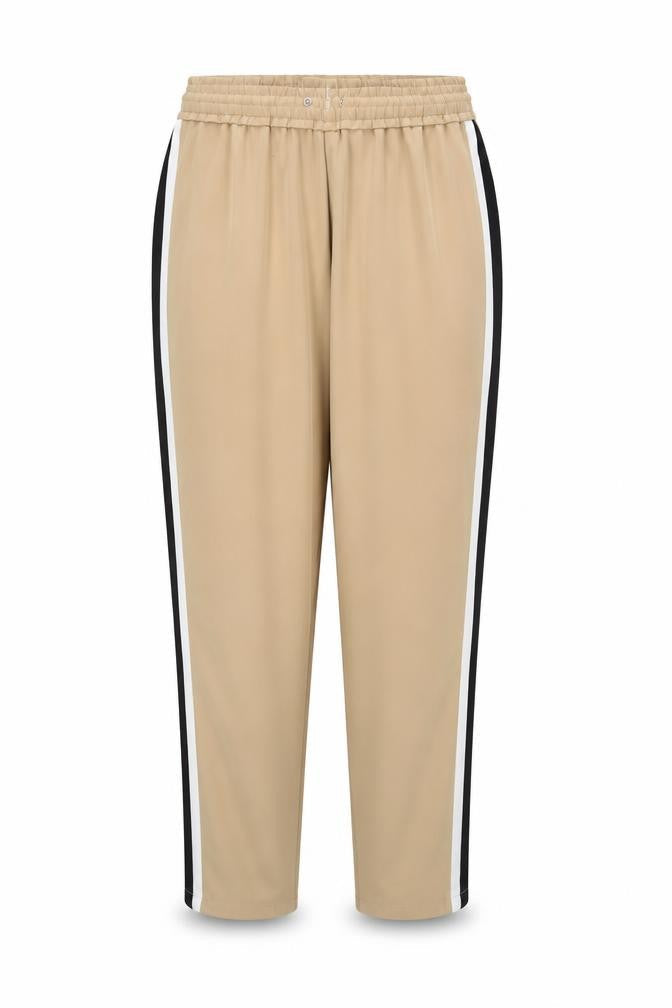 Womens UK Size 12 New Look Regular Fit Jogger Beige Trousers
