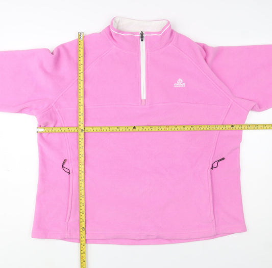 Craghoppers Women’s Pink Fleece 1/4 Zip Pullover UK 20