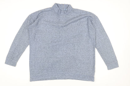 Womens UK Size 16 NEXT Blue Pullover Sweatshirt