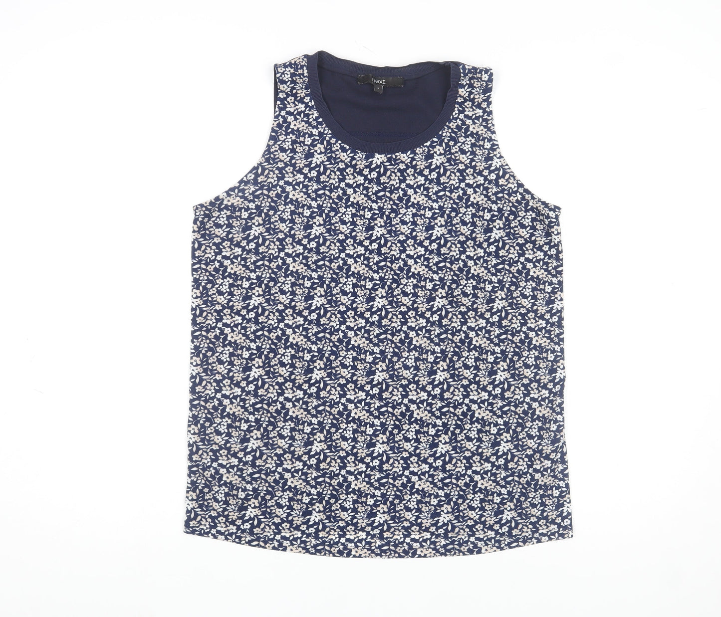 Womens UK Size 8 NEXT Blue Basic Tank