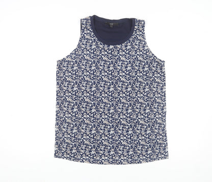 Womens UK Size 8 NEXT Blue Basic Tank