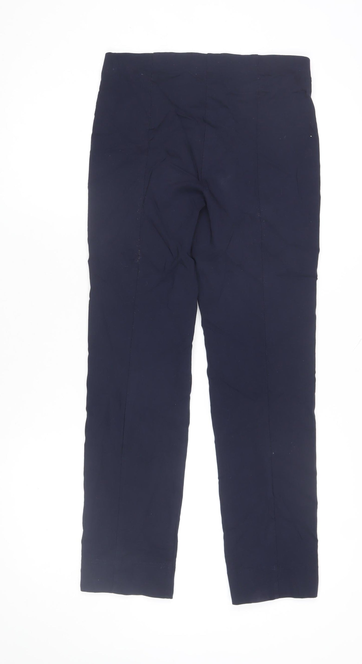 Womens UK Size 10 Gallery Slim Fit Business Casual Workwear Blue Trousers