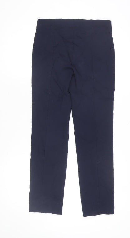 Womens UK Size 10 Gallery Slim Fit Business Casual Workwear Blue Trousers