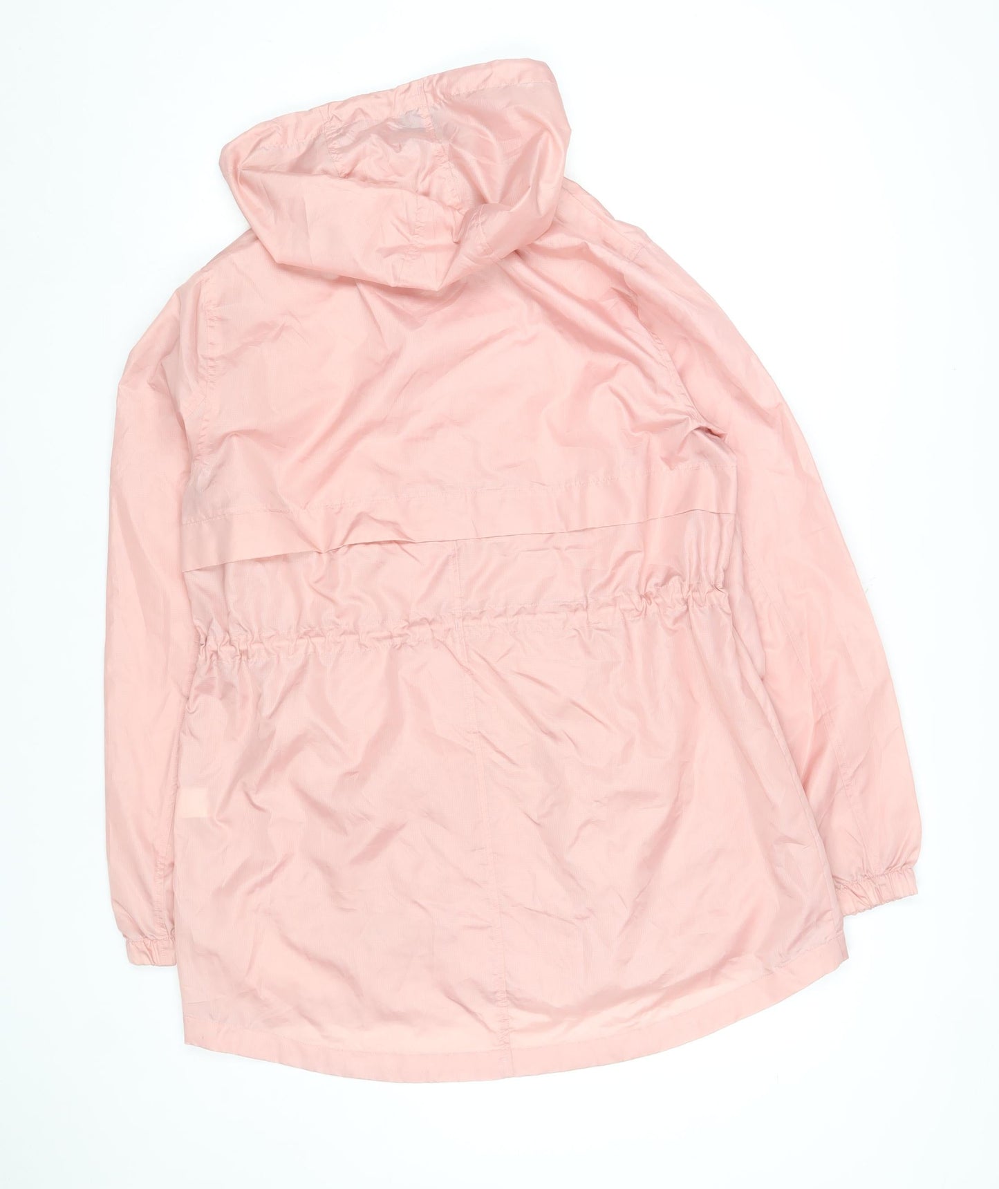 Primark Women’s Pink Lightweight Hooded Rain Coat Jacket Size S