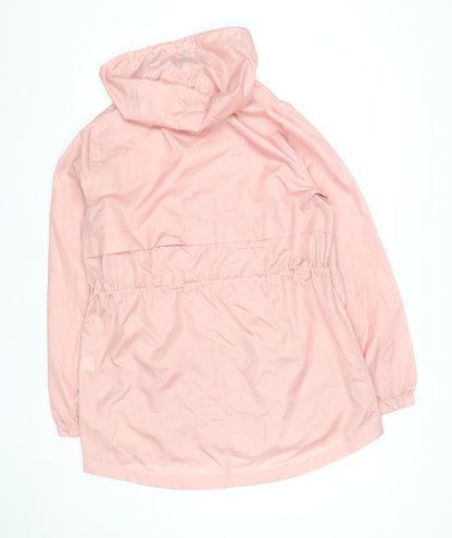 Primark Women’s Pink Lightweight Hooded Rain Coat Jacket Size S