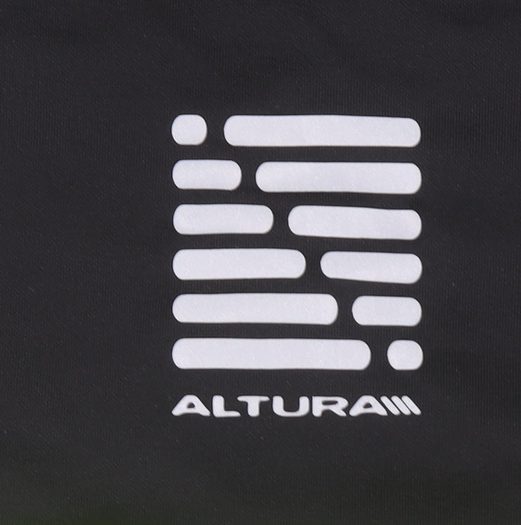 Altura Men's Black & Neon Yellow Cycling Track Jacket Size L