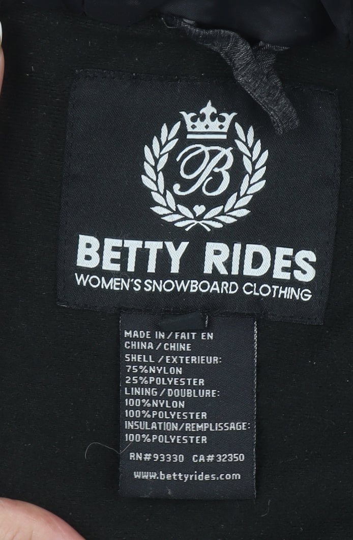 Unisex Adults UK Size L Betty Rides Grey Puffer Jacket