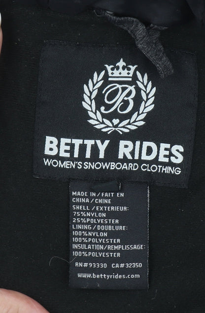 Unisex Adults UK Size L Betty Rides Grey Puffer Jacket