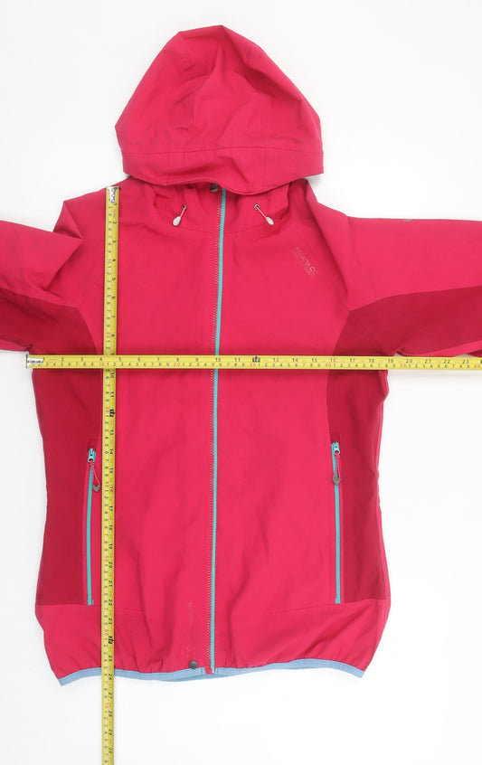 Womens UK Size 10 Regatta Pink Rain Coat