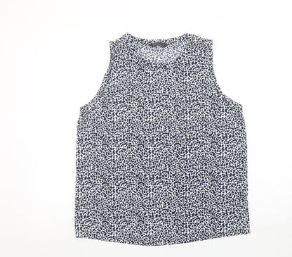 Womens UK Size 14 Marks and Spencer Blue Basic Tank