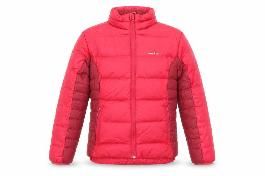 Girls UK Size 12 Years Wedze Red Puffer Jacket