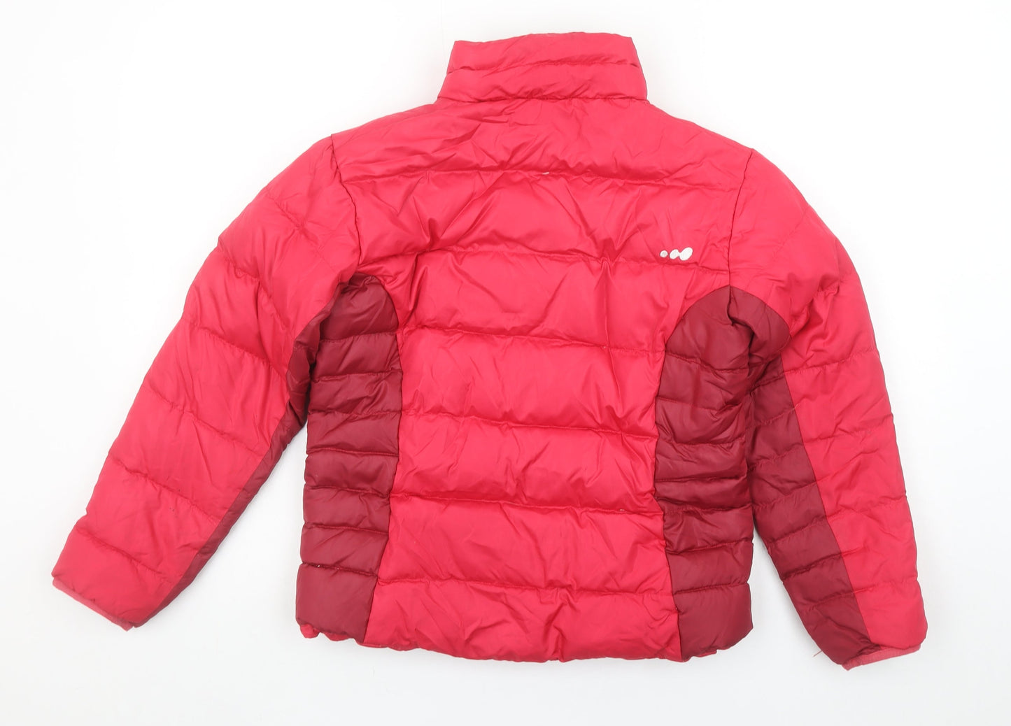 Girls UK Size 12 Years Wedze Red Puffer Jacket