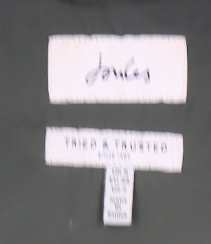 Joules Womens Green Hooded Parka Jacket Size 6 Polyester