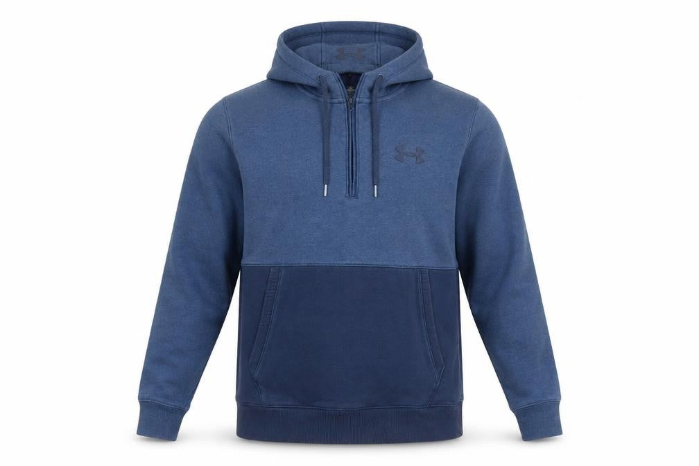 Mens UK Size M Under armour Blue Pullover Hoodie