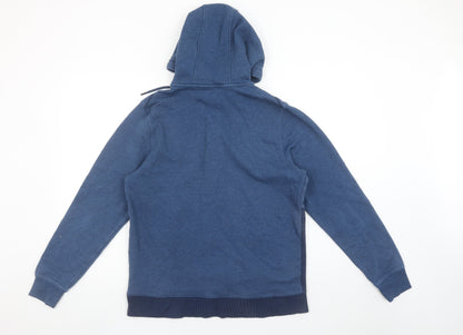 Mens UK Size M Under armour Blue Pullover Hoodie