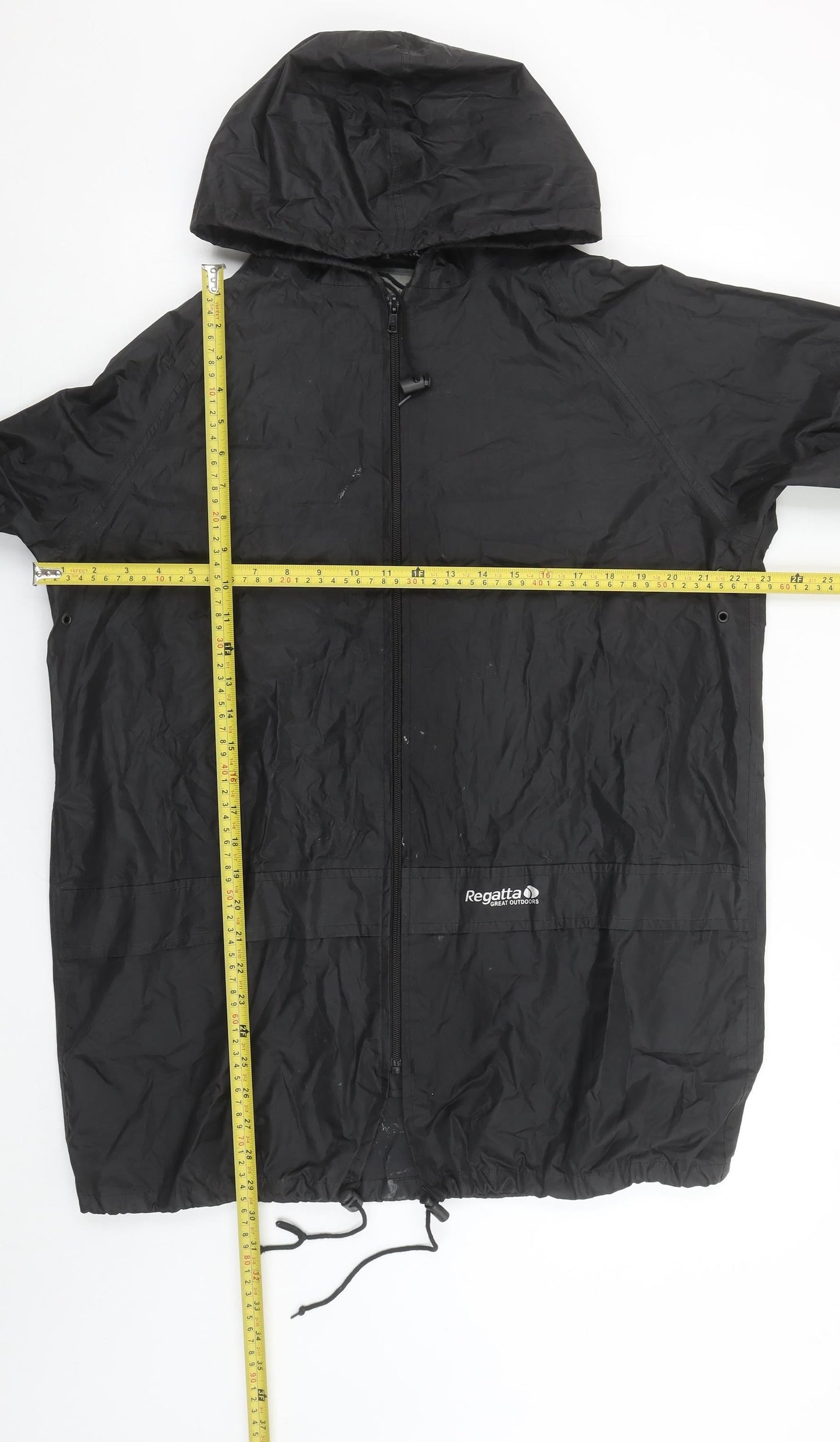 Mens UK Size M Regatta Black Rain Coat