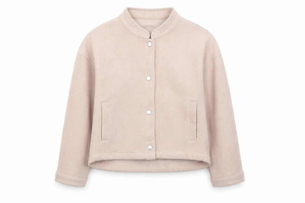 Womens UK Size M Yarou Beige Basic Jacket