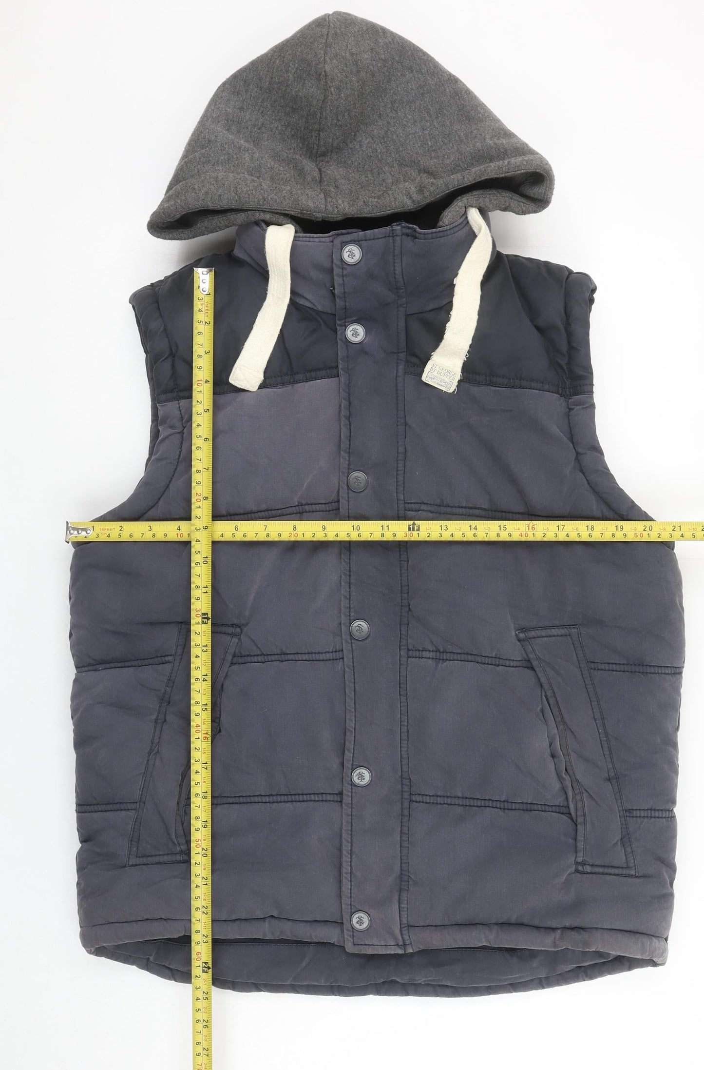 Mens UK Size M St. George by Duffer Blue Bodywarmer