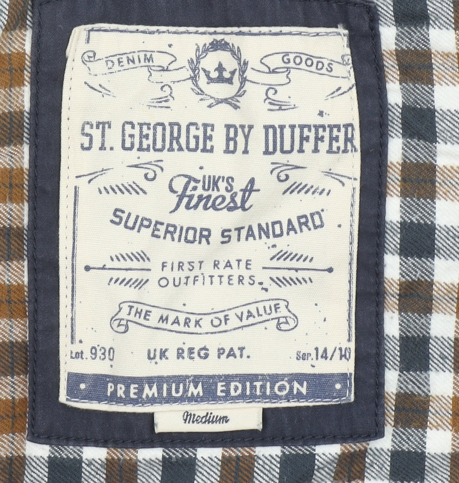 Mens UK Size M St. George by Duffer Blue Bodywarmer