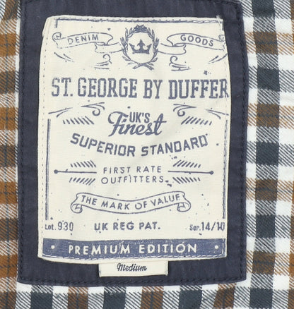 Mens UK Size M St. George by Duffer Blue Bodywarmer