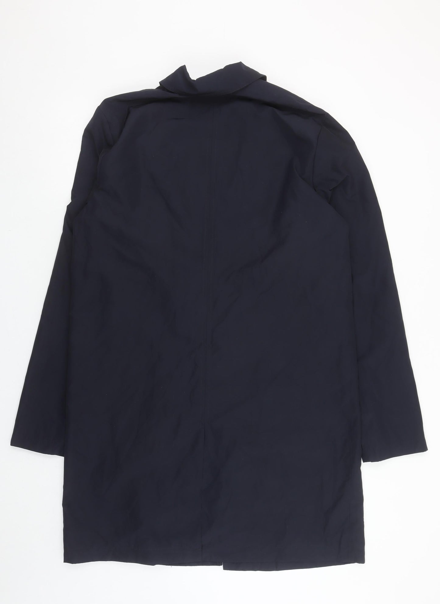 ASOS Men's Blue Mid-Length Rain Coat Size M 38in Polyester Lined