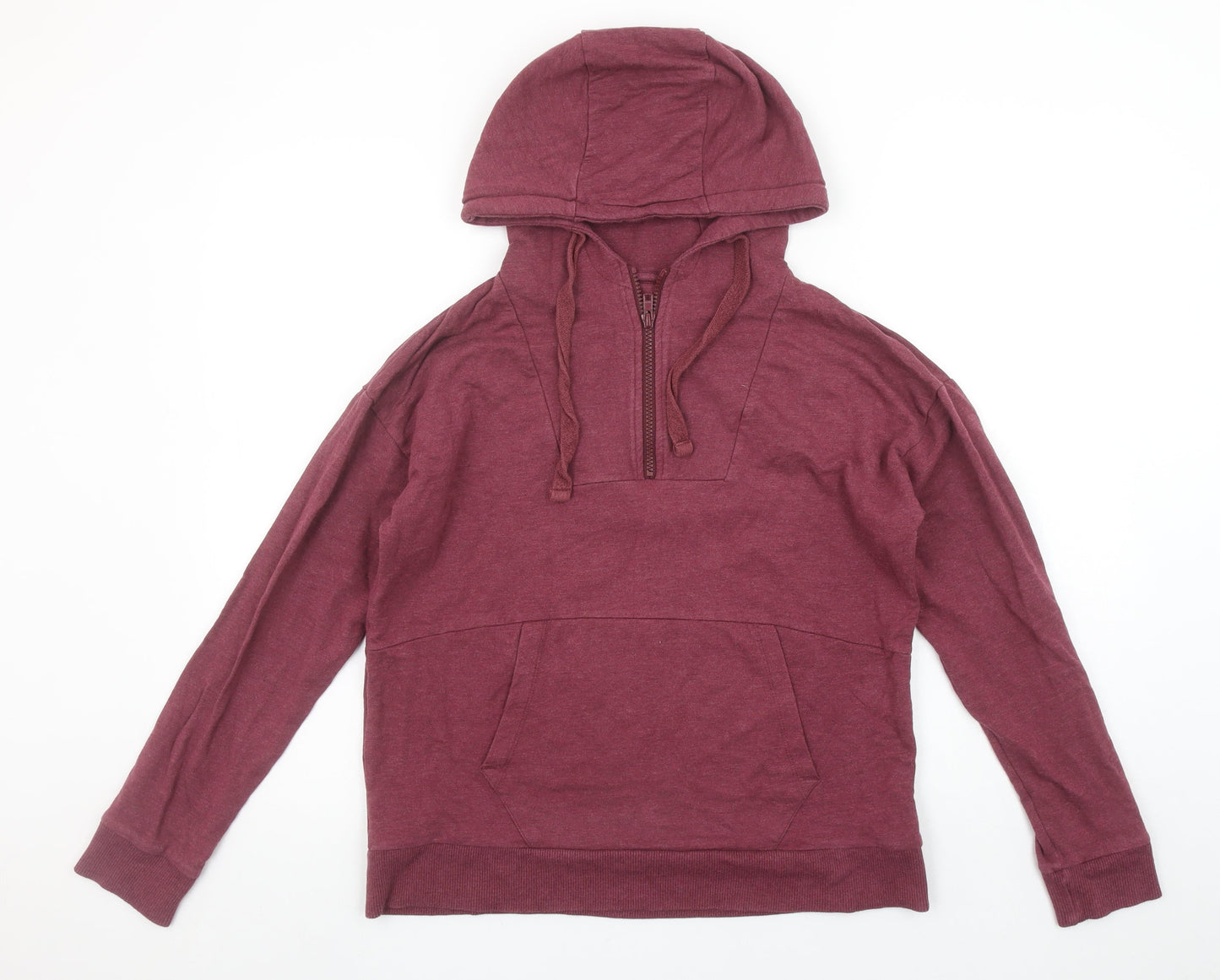 Womens UK Size S BAM Red Pullover Hoodie