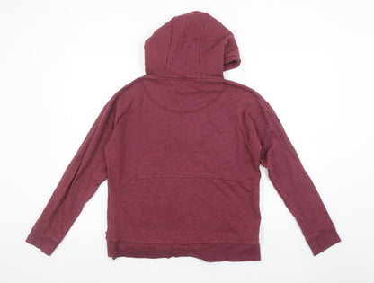 Womens UK Size S BAM Red Pullover Hoodie