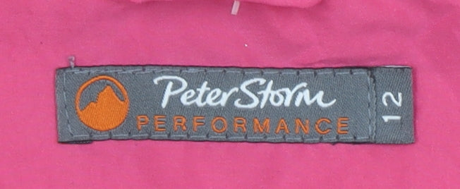 Womens UK Size 12 Peter Storm Pink Rain Coat